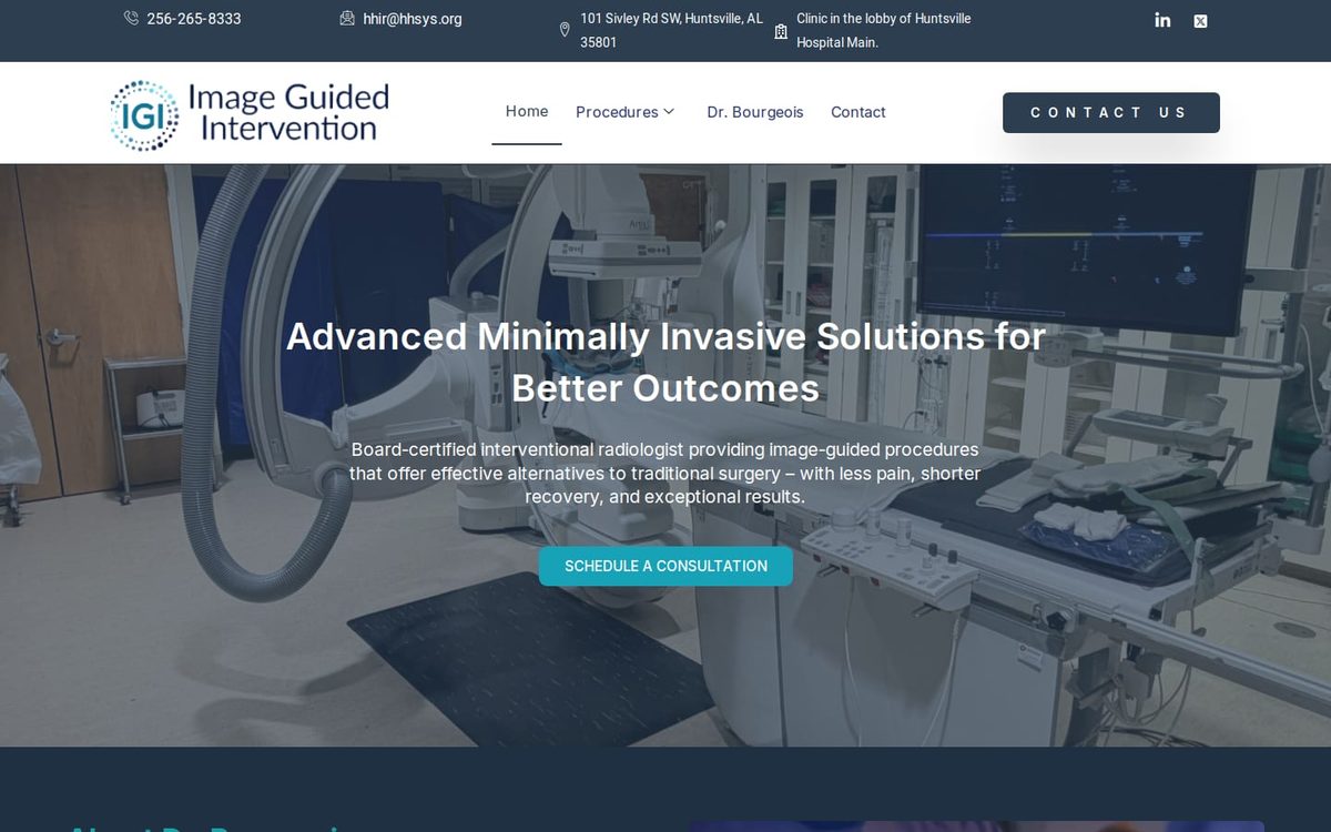 Homepage of Image Guided Intervention